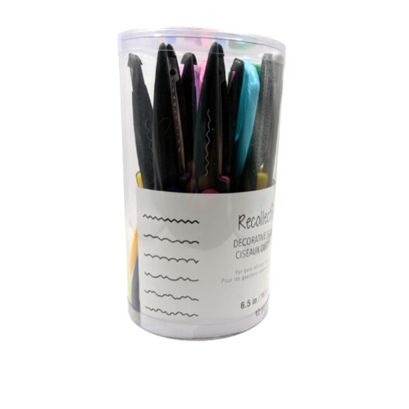 Recollections Decorative Scissors Set • 12pc Craft & Scrapbooking Scissors NEW - Picture 3 of 3